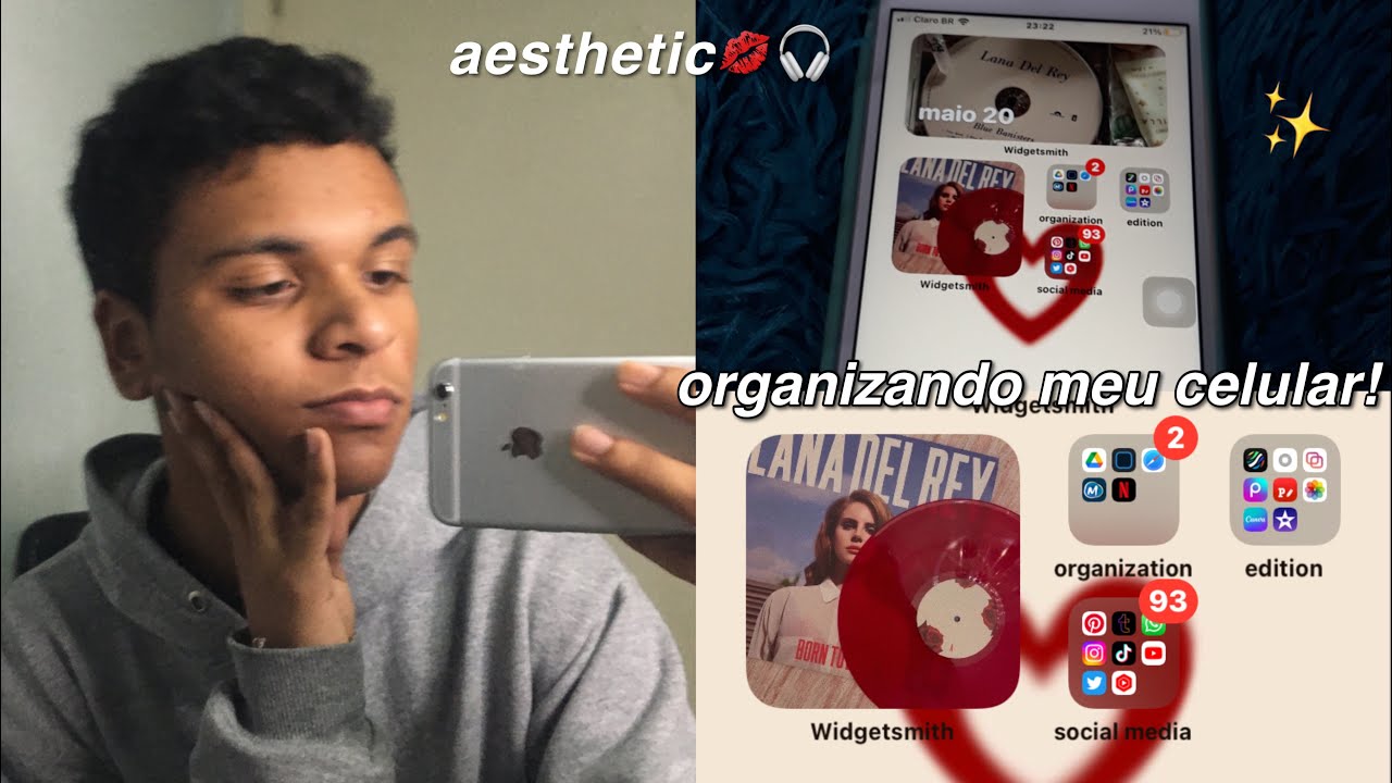 organizando o meu celular! iPhone 6s - vitor aires