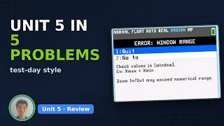 TI-84 Evo – Unit 5 Review: 5 Radical Problems | Algebra 2 with Jonah