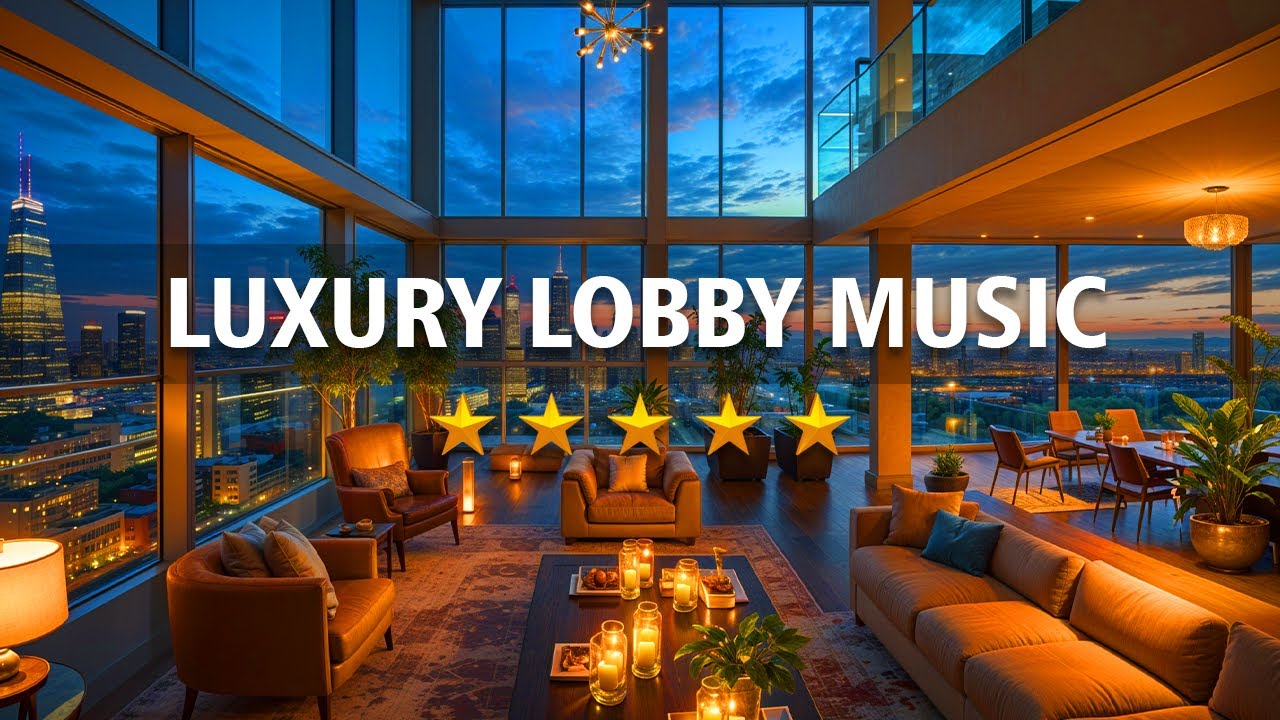 Luxury Hotel Lobby Music - Relaxing Jazz Saxophone Instrumental Music ...