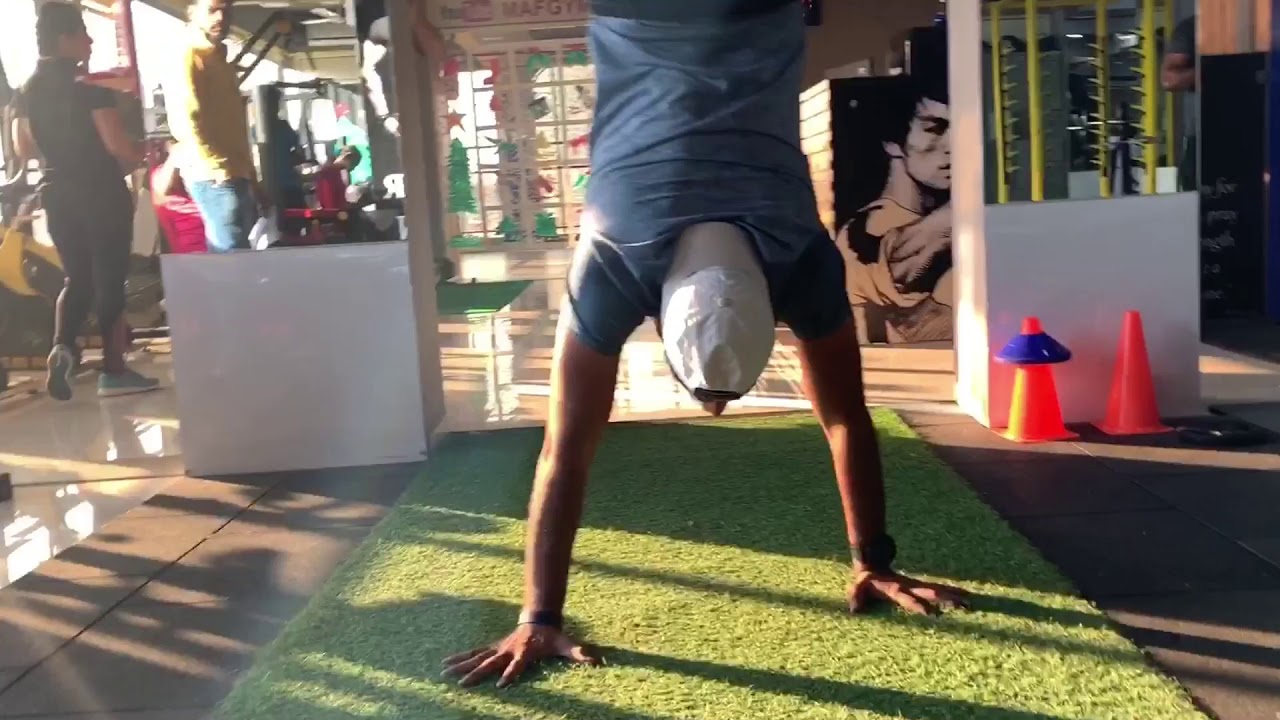 HANDSTAND AND ACTION JUMP YouTube