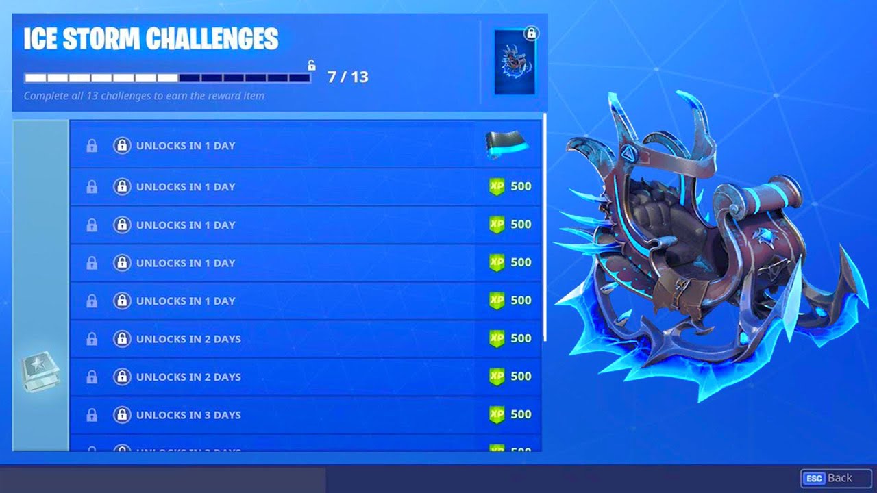 FORTNITE NEW FREE ICE STORM CHALLENGES! DESTROY ICE FIENDS LOCATIONS, ALL ICE LEGION LOCATIONS GUIDE