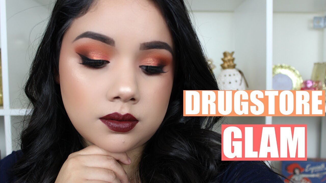 Not a Basic Peach Makeup Tutorial | DRUGSTORE GLAM!