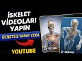 AYDA 5000$ KAZANDIRAN Bu Viral İskelet Videoları Yapay Zekâ ile Nasıl Yapılıyor?