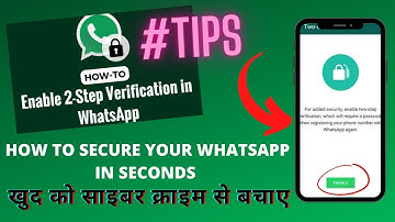How To Secure Your Whatsapp Account With 2 Step Verification Security Feature