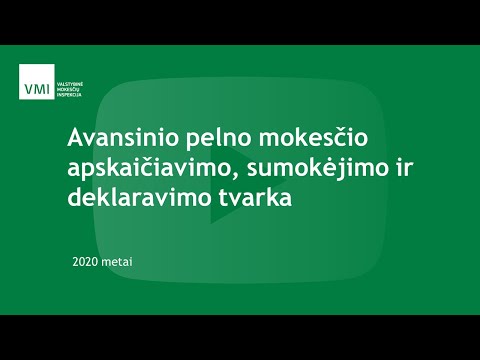 Video: Kaip Apskaičiuoti Avansinių Mokėjimų Sumą