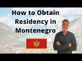 How to obtain Residency in Montenegro