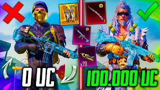 :  100.000 UC  M416   PUBG MOBILE!       !