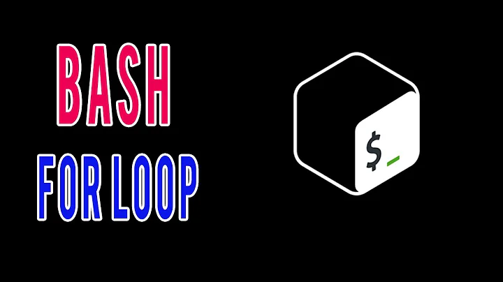 bash for loop