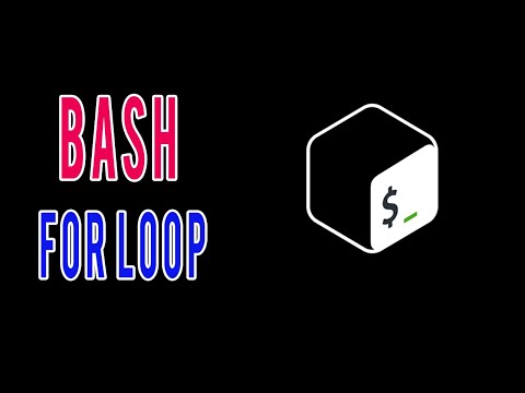 bash for loop