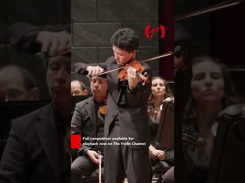 Video Violinist Aozhe Zhang was awarded First Prize at the 2025 Premio Paganini Violin Competition