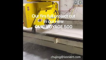 VOYAGE500 CNC 5 axis bridge saw granite marble slate cutting profiling milling machine(Recommend!)