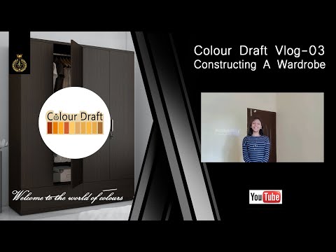 Amazon Brand Solimo Medusa Engineered Wood 4 Door Wardrobe Wenge Finish_Colour Draft Vlog 03