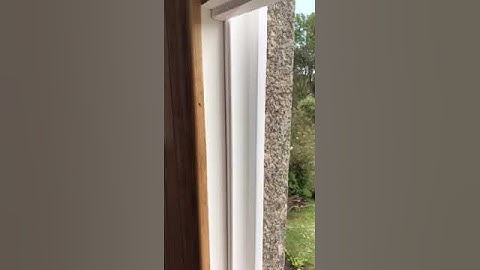 A sash window that has been draught proofed sliding smoothly