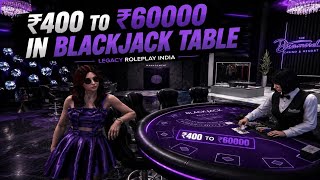 CAN I WIN ₹60000 IN BLACKJACK CASINO🤔🙄