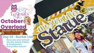 Storyteller Statue - Simple Story & Kellybell Designs - Double Page Scrapbook - Life in Layouts