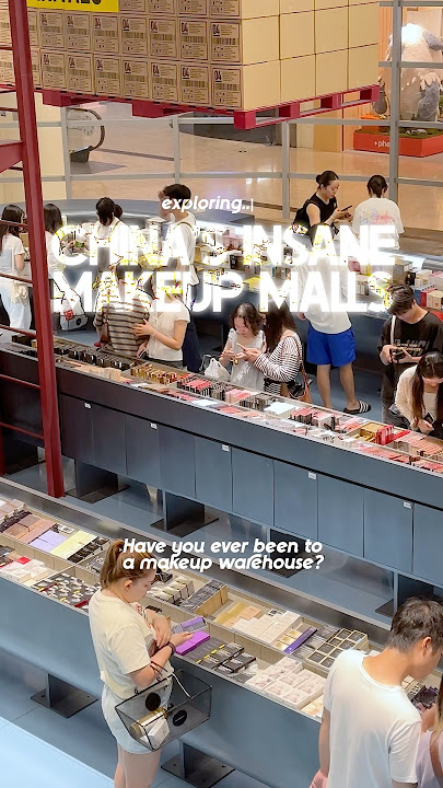 Makeup Warehouse in China! #chinamakeup #chinatravel