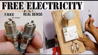 Free Electricity Energy With Spark Plugs, How To Know Original Iridium And Others