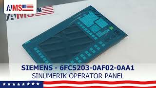 SIEMENS 6FC5203-0AF02-0AA1 SINUMERIK OPERATOR PANEL