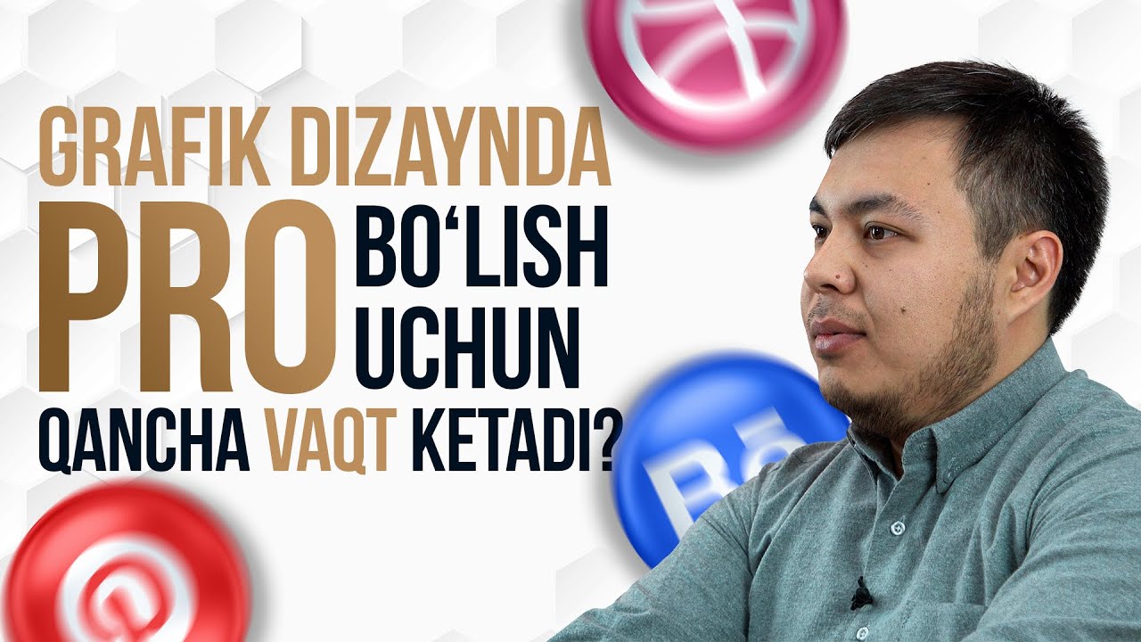 Grafik dizaynda PRO bo'lish uchun qancha vaqt ketadi?