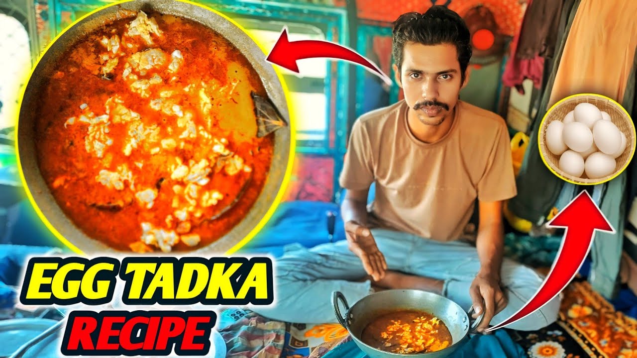 Eggs🥚Tadka Recipe😱 _ Bihari Truck Driver _ Vlogs Videos _ Truck Vlogs _ Ajeet S Vlogs