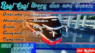 Bagi bagi livery dan mod bussid SR2 Double Decker