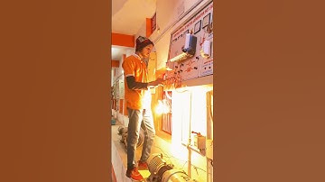 three phase testing and motor start #iti Practical #shortvideo #youtubeshorts