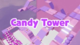 Playing the candy tower in Roblox