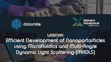 Efficient development of nanoparticles using microfluidics and Multi-Angle Dynamic Light Scattering