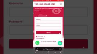 How to signup on The-kingboost.com screenshot 1
