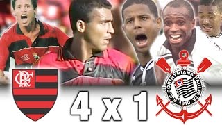 Flamengo 4 x 1 Corinthians * Brasileiro 1998 * Melhores Momentos