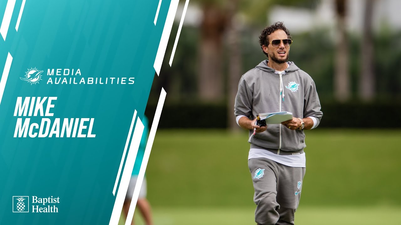 WATCH: Coach Mike McDaniel meets with the media | Miami Dolphins