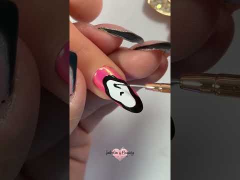 💕Decoración En Uñas Para Halloween De Scary Movie👻🕷️🎃