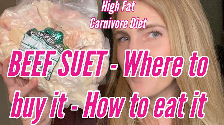 BEEF SUET and a High Fat CARNIVORE DIET - Where to...