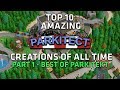 Top 10 AMAZING Parkitect Creations - Best of Parkitect