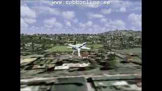 FSX Flight Simulator X 2011 - Flying Upside Down with an F-18 (windows 7)