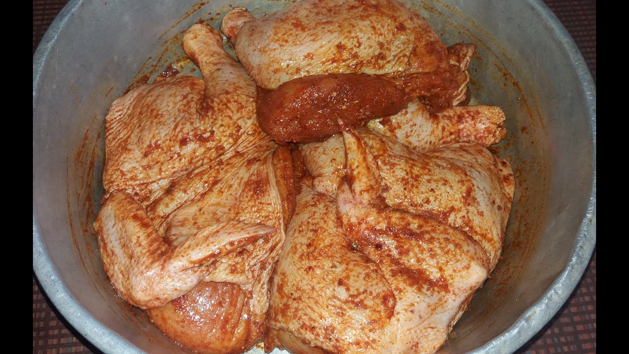 Dry Rub Barbeque Chicken ( In The Oven Part 1 ) YouTube