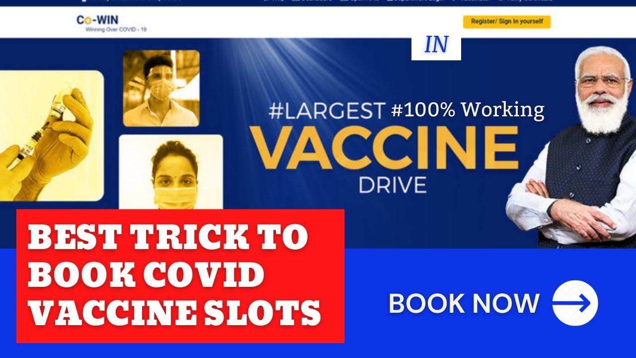 Best Trick to Book Vaccination Slot Cowin Portal | Cowin Auto slot Booking scritp 