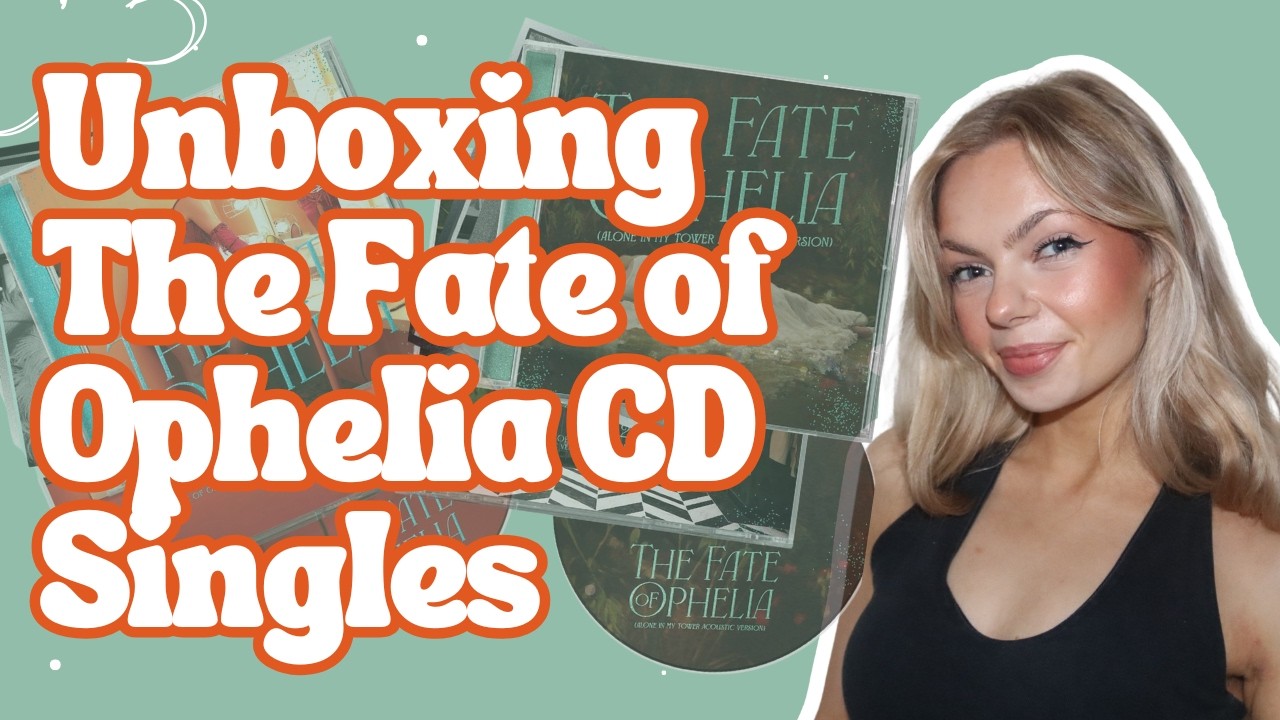 Unboxing US Exclusive Taylor Swift Fate of Ophelia CD Singles