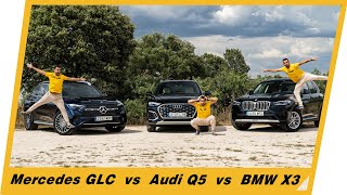 La MADRE de las COMPARATIVAS SUV ✅ Mercedes GLC vs BMW X3 vs Audi Q5