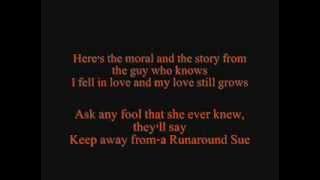 Dion- Runaround Sue Lyrics