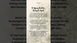 puisi Untuk Ayah puisi birthdaywishes inmemory ayah bapak missyou