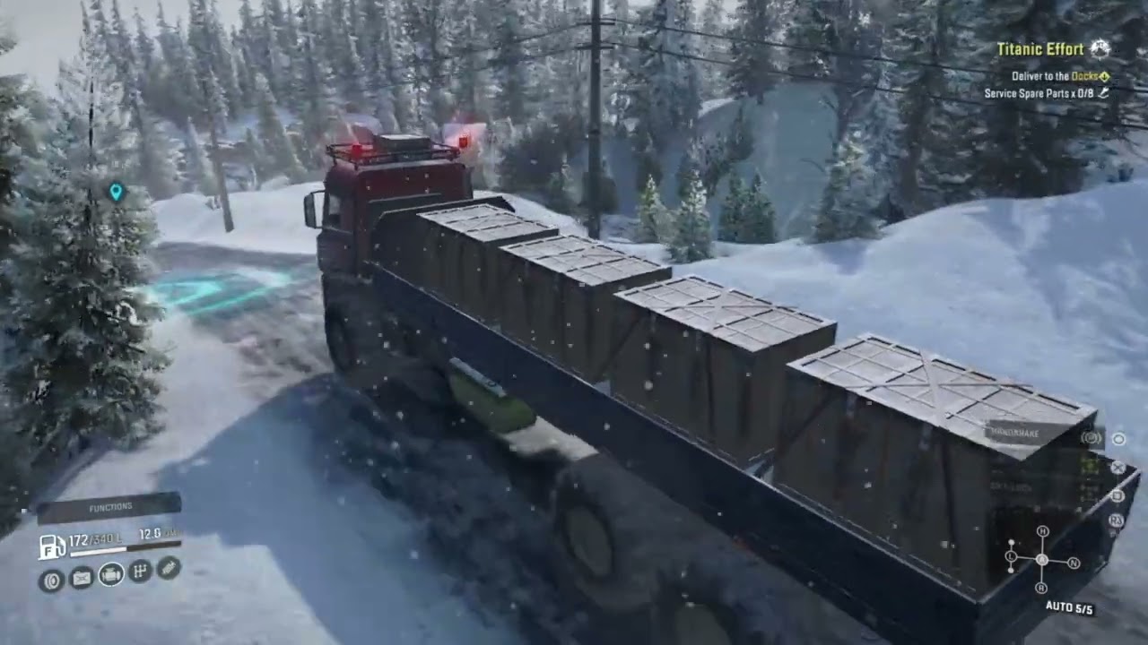 Snowrunner Contract: Titanic Effort - Harbor - Quebec