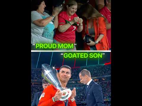 When Ronaldo Made His Mom Proud ❤️