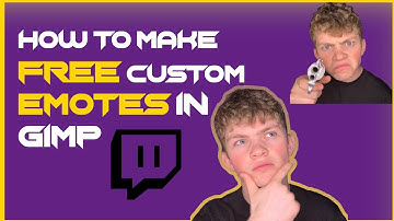 How To Make FREE Twitch Emotes In GIMP Tutorial 2021 (Quick And Easy)
