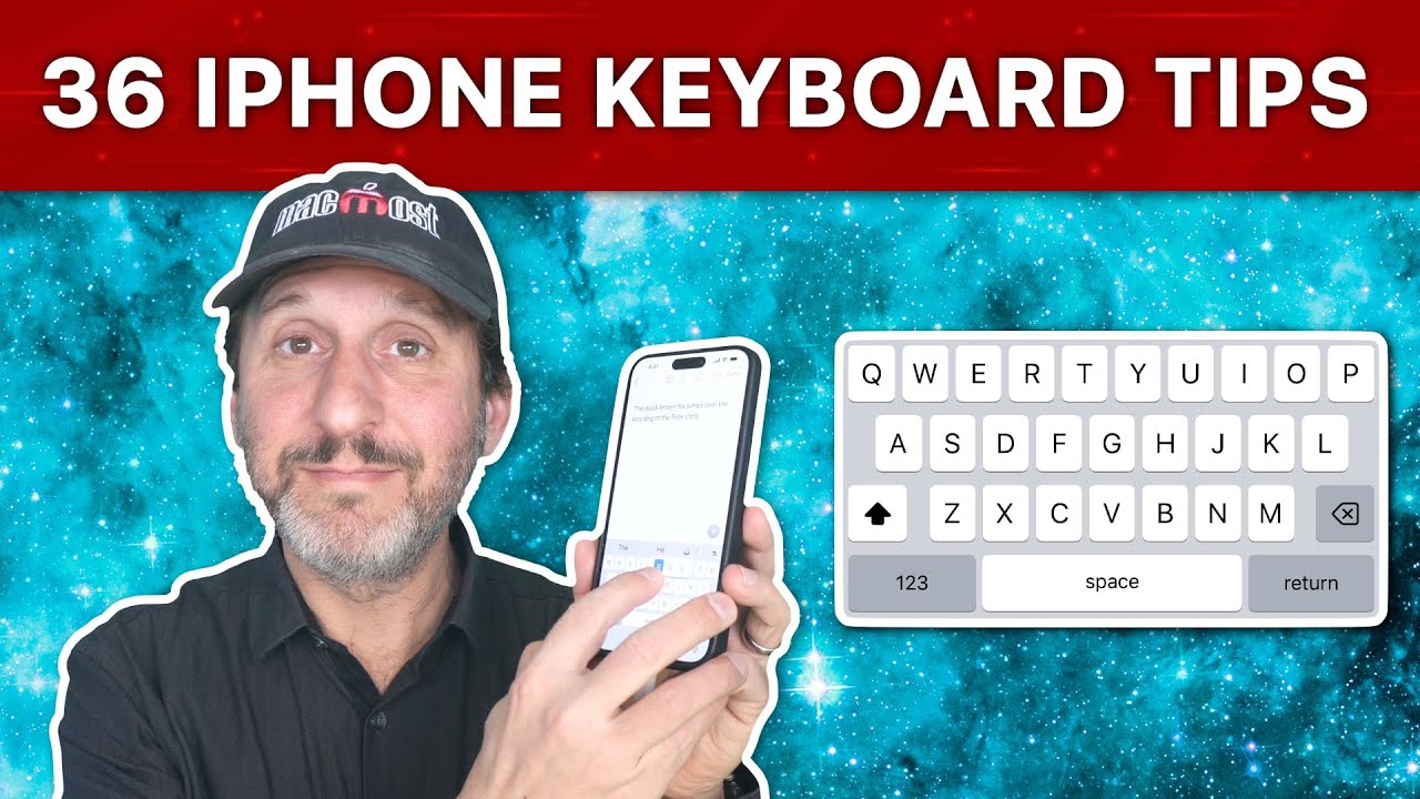 36 iPhone Keyboard Tips - YouTube