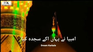 Karbala | Shia Status | Dream Karbala | Mesum Abbas #dreamkarbala #status #shia #new #karbala
