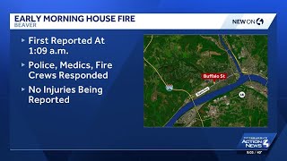 Early morning fire in Beaver County