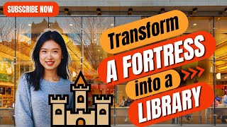 This lively ecosystem of books used to be a grey FORTRESS🏯 Explore the new Boston Public Library🔎