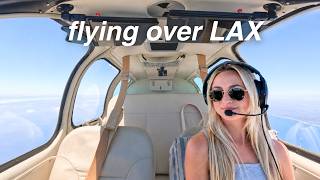 fly with me through BUSY LA airspace | VFR through LAX and SAN Class Bravos in the Bonanza