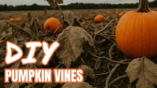 DIY Dead Pumpkin Vines | Easy Halloween Prop Tutorial